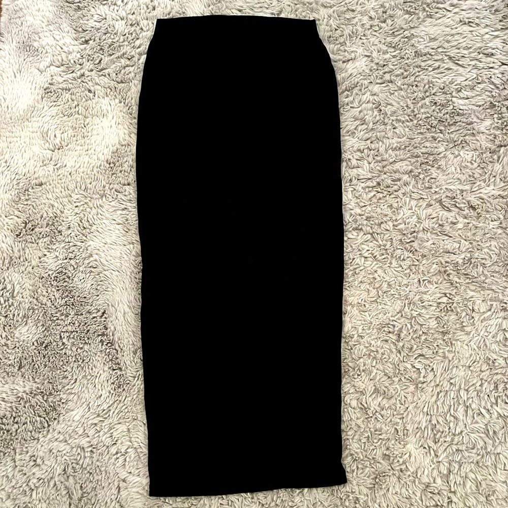100% cotton maternity ribbed skirt skirt